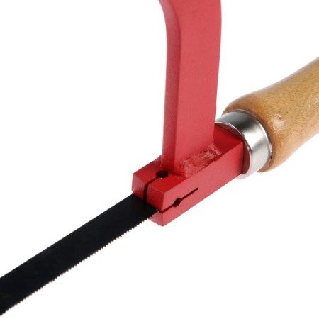 Hacksaw for metal tundra, wooden handle, two corners of the canvas, 300 mm-5