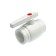Valfex Optima crane, polypropylene, with a steel core ball, d = 63 mm
