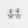 Automatic castle for lightning "Spiral", No. 5, decorative, 10 pcs, Nickel color