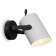 Wall lamp 25W, 1HE27, 19,4x10x10 cm, black and white