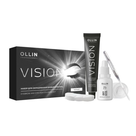 Vision eyebrow and eyelash eyebrows, black