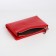 Women's wallet on magnet, red color