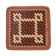 Nova Bright massage capture, bamboo plates, brown with a pattern