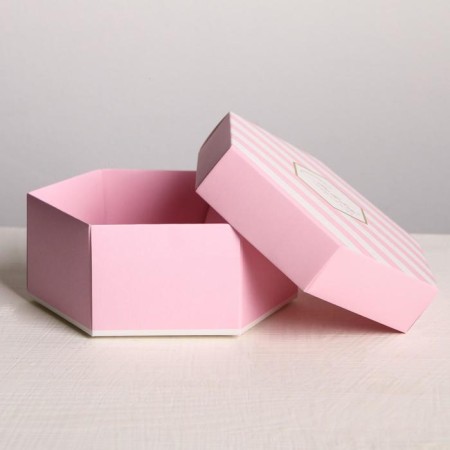 Gift folding box, packaging, "the most wonderful", 15 x 13 x 6 cm-4