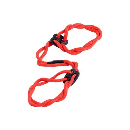 The shackles on the feet are rope, red, 95 cm-2