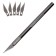 Knife stationery scalpel + 5 spare blades