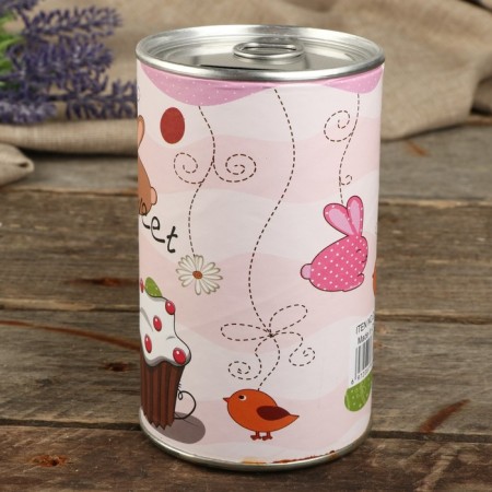 Piggy bank Metal "Beasts and Sweets" mix 12x8x8 cm-1