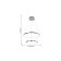 Suspension chandelier Giro 400/600 mm, LED 54W