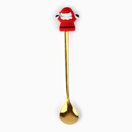 New Year's spoon with a rubber additional element "New Year: with love", 3.5 x 16 cm-4