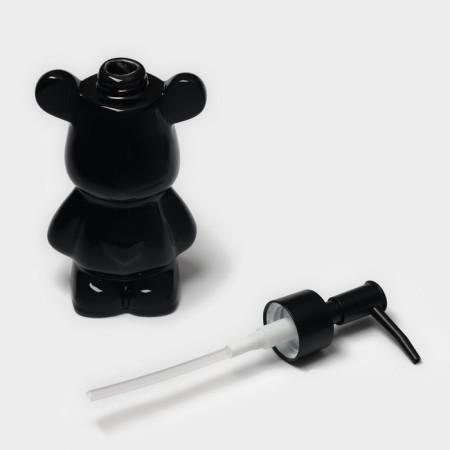Mishka -200 ml liquid soap dispenser, black-2