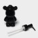 Mishka -200 ml liquid soap dispenser, black
