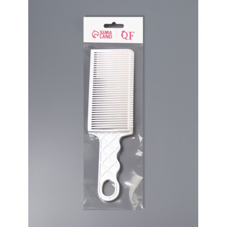 Comb d/barber d/haircuts with a machine 22*6.5*1.5cm plastic white package QF-4