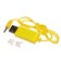 The radio -controlled mini boat boat works on the battery, the color is blue