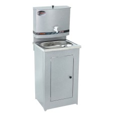 Tundra washbasin, without euns, stainless sink, 17 l, color Aquamix