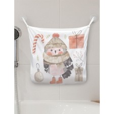 Organizer in a bath on suction cups 