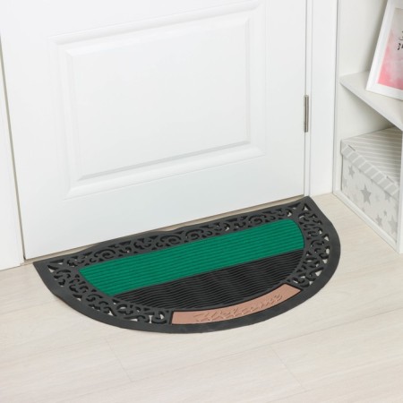 Rug -shaped reel shade of Welcome, semicircular, 50 × 80 cm, color mix-5