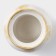 Sugar of the porcelain shade Organic Gold, 420 ml, white color
