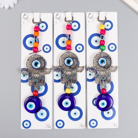 Suspension from the evil eye "Fatima Hand" 20.5 cm mix-4