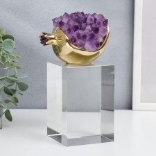 Interior brass souvenir, quartz 