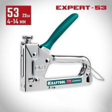 Steel Stapler Kraftool Expert -53 3187_z01, type of bracket 53, 4 - 14 mm