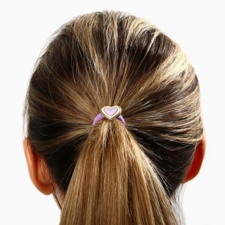 Hair elastic bands "Cute Unicorns" 6 pcs, 3.5 x 3.5 x 1 cm-9