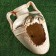 Pot "Amphora with Lizard" lying, small, 22x42cm