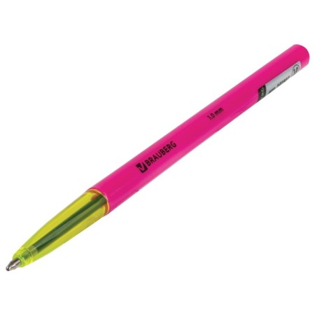 Ballic handle 1.0 mm, brauberg color, blue ink-2
