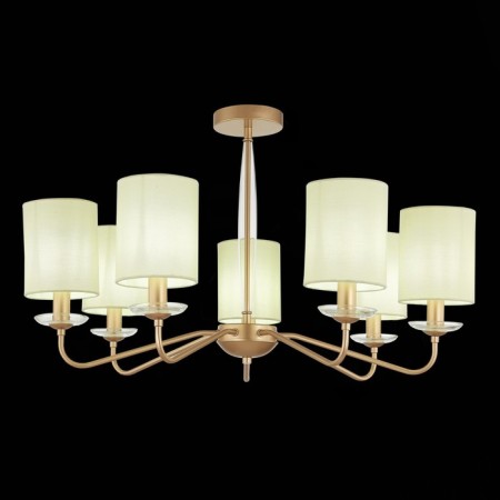 Ceiling EVOLUCE lamp. Sle108002-07. Rita. 7x40 W, E14, 75x75x44 cm, golden color-2