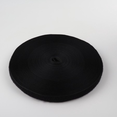 Velcro "loop", 20 mm × 25 ± 1 m, black color-1