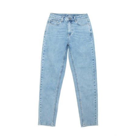 Women's jeans with a high landing CONTE Elegant Mom Fit, size M, color Acid Washed Blue-3