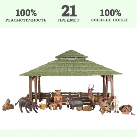 Набор фигурок «На ферме», 8 предметов-5