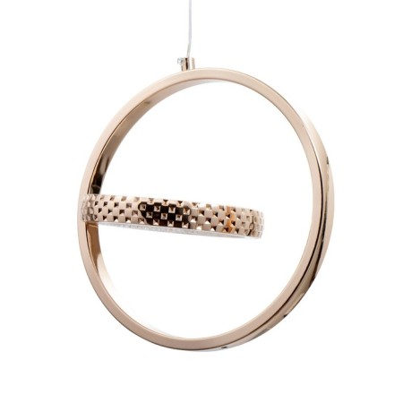 Lamp Bayerlux "Inard" LED 12W gold 22.5x2.5x22.5 cm-6
