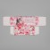Box for Makarun, confectionery packaging "Cat Flowers", 12 x 5.5 x 5.5 cm