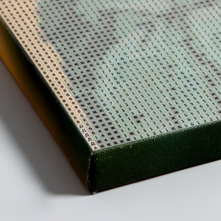 Diamond mosaic on the subframe "Matron Moscow" 40 × 30 cm-8