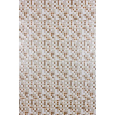 Mosaico bathroom curtains, 180 x 200 cm, beige color-1