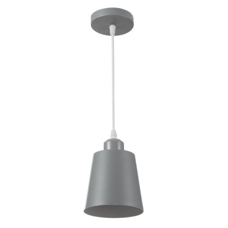 Bayerlux suspension lamp Bayerlux "cylinder" 1x40W E27 gray 13x13x16-96 cm
