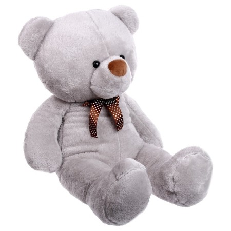 Soft toy "Bear", gray color, 65 cm-3