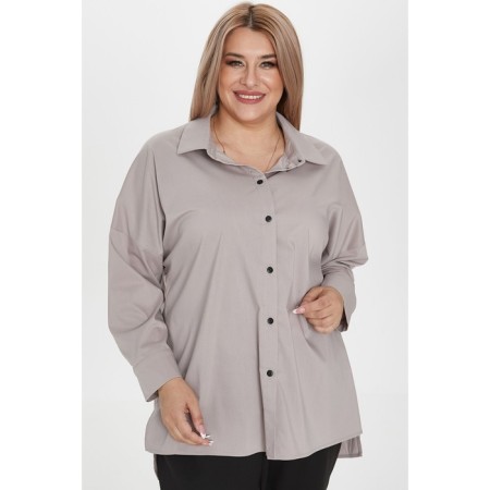 Female shirt, size 62, gray color