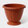 Street Kashpo "Palmyra", 10 l, brown color