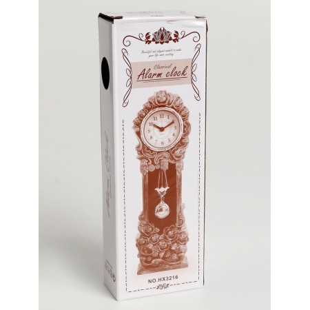 Watch a alarm clock, on batteries, 28.2 x 9 x 4.1 cm, dial d-5.5 cm-6