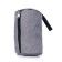 Youth backpack, synthetic fabric, 275x425x205 cm, gray