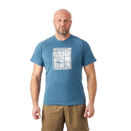 Payer Shoji T -shirt, Blue Ocean Color, Cotton, Size XL