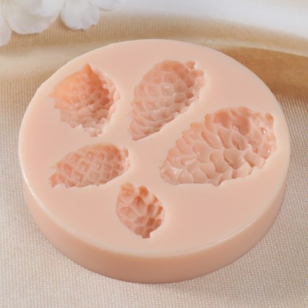 Mold Silicon "cones" 4.8x3.1x1 4.2x2.4x1 3.5x2.6x1 3x1.8x1 2.2x1.5x1 cm-2