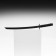 Souvenir weapon "Katana Kuro", 72 cm, blade 51 cm/7 mm, plastic