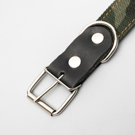 Collar of tarpaulin two-layer "camouflage", 72 x 3.5 cm, Osh 45-60 cm-1