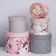 Set of boxes 5 in 1, gift packaging, “Flowers”, 13 x 13.5–19.5 x 23 cm