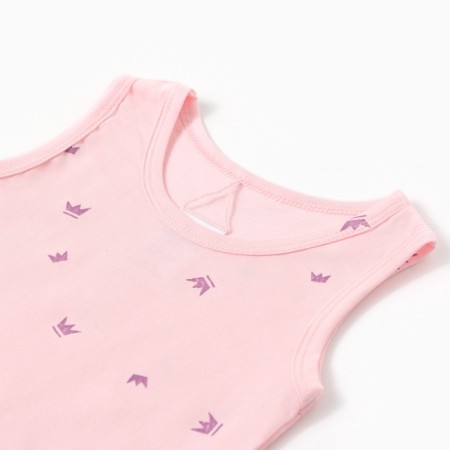 Kit (T-shirt and shorts) children's minku, pink color, height 74-80 cm-7