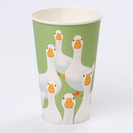 A one -time paper cup for coffee "geese", 400 ml-1