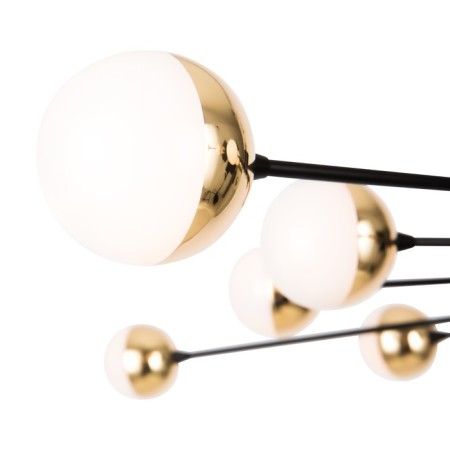 Freya FR5242CL-24B Celebrity, 1168x1168x103 mm ceiling lamp, G4, 24x3W, black color-2