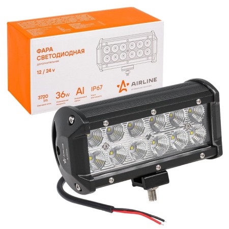 Farah LED two -row Airlin, 12 LED, multiple light, 36W, 165x78x65, 12/24V